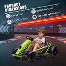 24V Electric Drift Go Kart for Kids with Metal Frame for Outdoor Fun Magic Cars 5