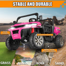 24V Battery-Powered Kids Electric Ride-On Toy with Parent Remote Control and 2 Seats Magic Cars 1