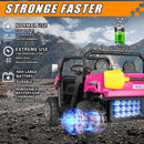 24V Battery-Powered Kids Electric Ride-On Toy with Parent Remote Control and 2 Seats Magic Cars 2