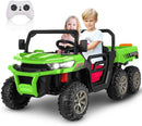 24V Kids Electric 4WD 2-Seater Ride-On Truck with Electric Dump Bed and 6 Wheels Magic Cars 2