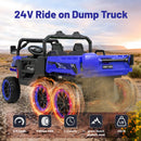 24V Kids Electric Ride-On Dump Truck with Battery Power and Remote Control Magic Cars 3