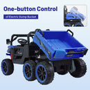 24V Kids Electric Ride-On Dump Truck with Battery Power and Remote Control Magic Cars 4