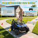 24V Blue Electric UTV Ride-On Car for Kids with Remote Control Magic Cars 2