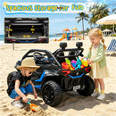 24V Blue Electric UTV Ride-On Car for Kids with Remote Control Magic Cars 4
