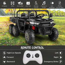 24V Kids Electric 6x6 4WD Ride-On UTV Truck with Dump Bed, 6 Suspension and LED Lights, Remote Control Magic Cars 14