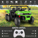 24V Kids Electric 6x6 4WD Ride-On UTV Truck with Dump Bed, 6 Suspension and LED Lights, Remote Control Magic Cars 17