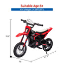 Kids 24V Electric Off-Road Dirt Bike 250W with Speeds Up to 13.6 MPH Magic Cars 1