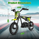 24V Kids Electric Dirt Bike Battery-Powered Ride-On Motorcycle with LED Lights Magic Cars 8