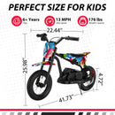 24V Kids Electric Dirt Bike for Toddlers with 3-Speed Modes and Power Display Magic Cars 4