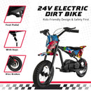 24V Kids Electric Dirt Bike for Toddlers with 3-Speed Modes and Power Display Magic Cars 8