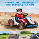 24V Electric Drift Go Kart for Kids - 200W Dual Motor 360° Ride-On Racer Magic Cars 2