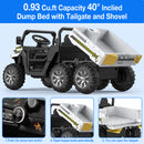 24V Kids Electric 4WD Ride-On Dump Truck Toy for Boys and Girls Magic Cars 3