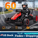24V Electric Go Kart for Kids with 200W Dual Motors, 8.1 MPH Drift, 155LB Capacity Magic Cars Variant 0