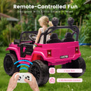 24V Kids Electric 2-Seater Ride-On Jeep Truck with 6mph Speed and Parent Remote Control Magic Cars 1
