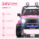 24V Kids Electric 2-Seater Ride-On Jeep Truck with 6mph Speed and Parent Remote Control Magic Cars 3