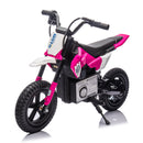 24V Electric Motocross Motorcycle for Kids with 200W Hub Motor and LED Lights Magic Cars 4