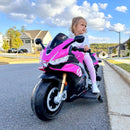 Kids 24V Electric Dirt Motorcycle with 250W Waterproof Motor, 12 mph Speed, Bluetooth and LED Lights Magic Cars 8