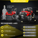 24V Kids Electric Ride-On Truck with Remote Control, 2-Seater, Dual 200W Motors, Built-in Music Magic Cars 21
