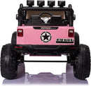 24V Kids Electric Ride-On Truck with Parent Remote Control and 2 Seats Magic Cars 16