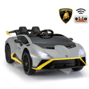 24V Kids Electric Ride-On Licensed Lamborghini STO Sports Car with Remote Control Magic Cars 0