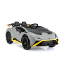 24V Kids Electric Ride-On Licensed Lamborghini STO Sports Car with Remote Control Magic Cars 3