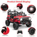 24V Kids Electric 4WD Ride-On Toy with Remote Control, Bluetooth, and LED Lights for Two Magic Cars 8