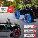 24V Electric Kids Off-Road UTV Ride-On Car 2-Seater with Remote Control Black Magic Cars 6