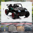 24V Electric Kids Off-Road UTV Ride-On Car 2-Seater with Remote Control Black Magic Cars 8