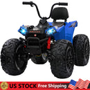 24V Electric Kids Ride-On 4-Wheeler ATV Quad with 2 Seats and Battery Magic Cars 2