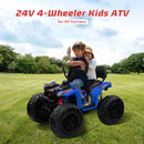 24V Electric Kids Ride-On 4-Wheeler ATV Quad with 2 Seats and Battery Magic Cars 6