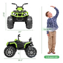 24V Kids Ride-On ATV 4-Wheeler Quad Car with Low & High Speeds 4-6 mph MP3 and LED Lights Magic Cars 6