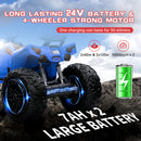24V Electric Battery-Powered Kids Ride-On ATV Truck 4-Wheeler for Ages 3-8 Magic Cars 1