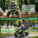 24V Electric Kids ATV Ride-On Toy Car with Remote and MP3 - Green Magic Cars 2