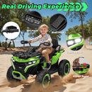 24V Electric Kids ATV Ride-On Toy Car with Remote and MP3 - Green Magic Cars 4