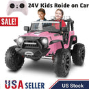 24V Kids 2-Seater Electric Ride-On Truck with 2x200W Motors Bluetooth and Remote Control Magic Cars 19