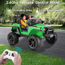 24V Kids Electric Ride-On Truck with Bluetooth, 2-Seater, Dual 200W Motors, Remote Control Magic Cars 25