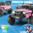 24V Kids Electric Ride-On Truck with Remote Control, 2-Seater, Dual 200W Motors Magic Cars 19