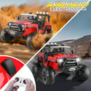 24V 2-Seater Kids Electric Ride-On Truck 400W with Bluetooth and Remote Control Magic Cars 1