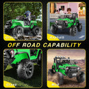 24V 2-Seater Kids Electric Ride-On Truck 400W with Bluetooth and Remote Control Magic Cars 21