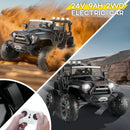 24V 2-Seater Kids Electric Ride-On Truck 400W with Bluetooth and Remote Control Magic Cars 28