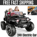 24V 400W Electric Two-Seater Kids Ride-On Truck with Bluetooth and Remote Control Magic Cars 10