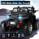 24V 400W Electric Two-Seater Kids Ride-On Truck with Bluetooth and Remote Control Magic Cars 16