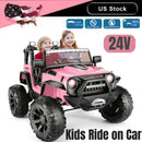 24V 2-Seater Kids Electric Ride-On Truck 400W with Bluetooth and Remote Control Magic Cars 19