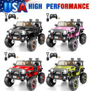 24V 2-Seater Kids Electric Ride-On Truck with 400W Motor Bluetooth and Remote Control Magic Cars 18