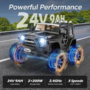 24V Kids Electric Ride-On Truck 2-Seater with Bluetooth and Remote Control Magic Cars 1