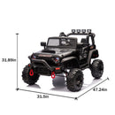 24V 400W 4-Wheel Electric Off-Road Ride-On Car with Remote for Kids Ages 3+ Magic Cars 1