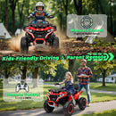 24V Electric Red 4WD ATV Ride-On Toy Car for Kids with Remote Control Magic Cars 1