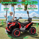 24V Electric Red 4WD ATV Ride-On Toy Car for Kids with Remote Control Magic Cars 5