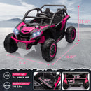 24V Kids 4WD Electric Ride-On Car with Guardrail and Remote Control Magic Cars 12