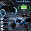 24V Kids 4WD Electric Ride-On Car with Guardrail and Remote Control Magic Cars 15
